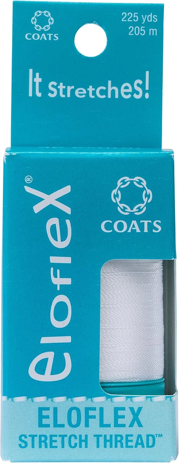 نخ الاستیک کوتس اند کلارک مدل ELOFLEX، سفید، یک سایز