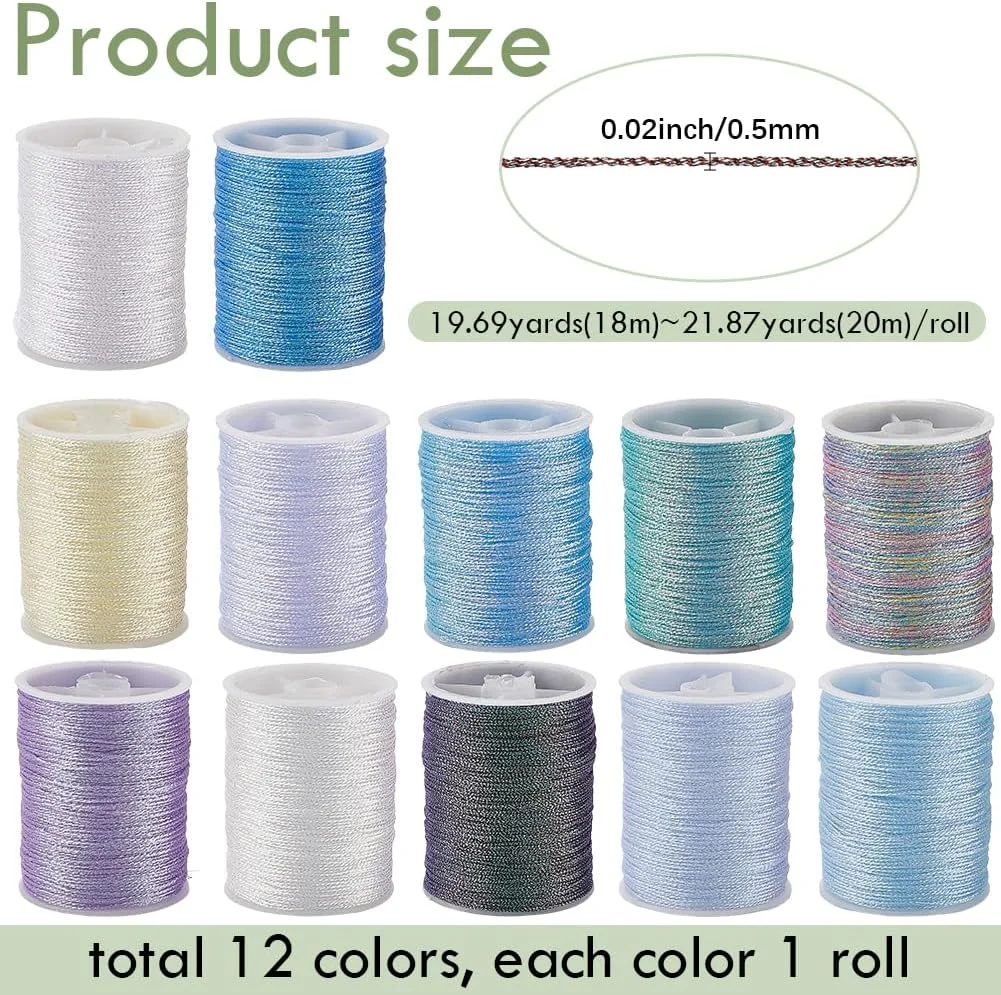 مجموعه نخ خیاطی 12 عددی CABODYALS، نخ های چند منظوره 18 متری، مناسب مبتدیان، چند رنگ، نخ گلدوزی، نخ پلی استر، نخ مسافرتی برای خیاطی، مناسب بانوان، آقایان، مصارف خانگی، لحاف دوزی، هدیه و موارد اضطراری