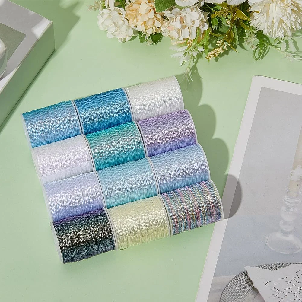 مجموعه نخ خیاطی 12 عددی CABODYALS، نخ های چند منظوره 18 متری، مناسب مبتدیان، چند رنگ، نخ گلدوزی، نخ پلی استر، نخ مسافرتی برای خیاطی، مناسب بانوان، آقایان، مصارف خانگی، لحاف دوزی، هدیه و موارد اضطراری