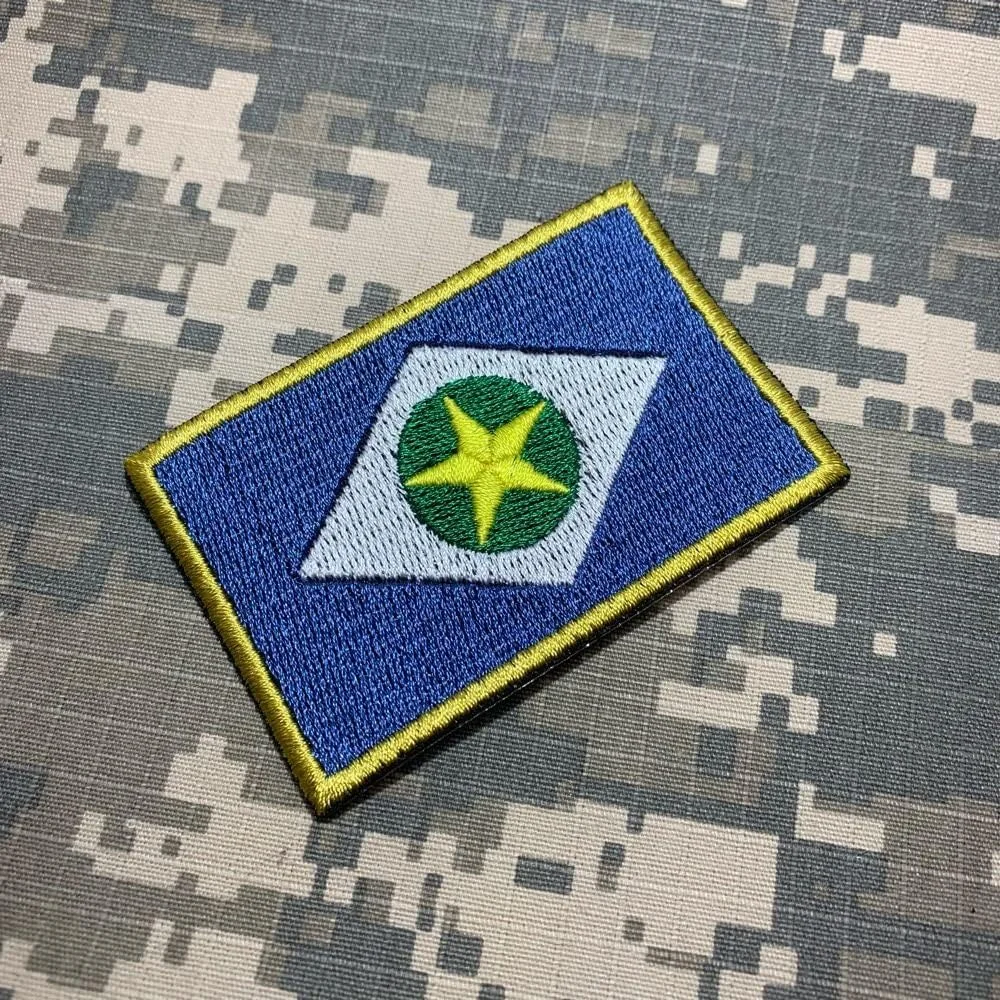 تکه دوزی گلدوزی شده پرچم ایالت ماتو گروسو برزیل BR44 BE0193T01 برای لباس فرم، کیمونو، جلیقه موتور سیکلت، اتو یا دوخت تکه دوزی گلدوزی شده پرچم ایالت ماتو گروسو برزیل BR44 BE0193T01 برای لباس فرم، کیمونو، جلیقه موتور سیکلت، اتو یا دوخت