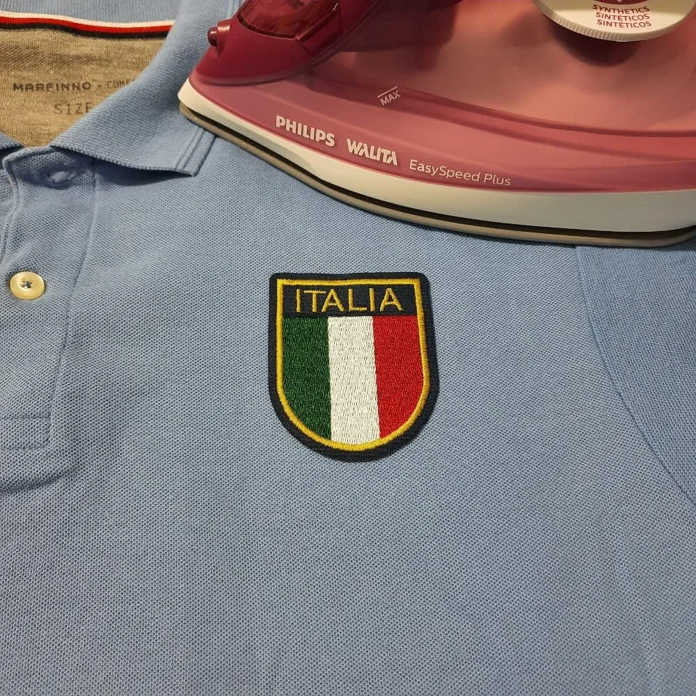 برچسب ترمه گلدوزی طرح سپر فوتبال ایتالیا BR44 TIIT003T01 برچسب ترمه گلدوزی طرح سپر فوتبال ایتالیا BR44 TIIT003T01