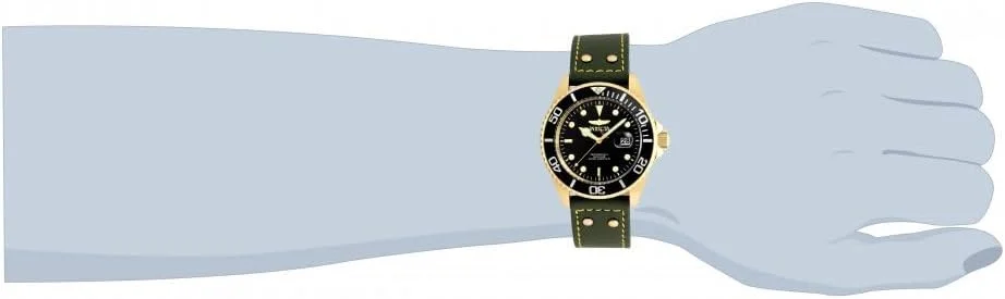 ساعت مچی مردانه اینویکتا مدل 'Pro Diver' کوارتز استیل ضد زنگ و چرمی، رنگ: مشکی، سبز (مدل: 22073، 22075)، مشکی، بند ساعت مچی مردانه اینویکتا مدل 'Pro Diver' کوارتز استیل ضد زنگ و چرمی، رنگ: مشکی، سبز (مدل: 22073، 22075)، مشکی، بند