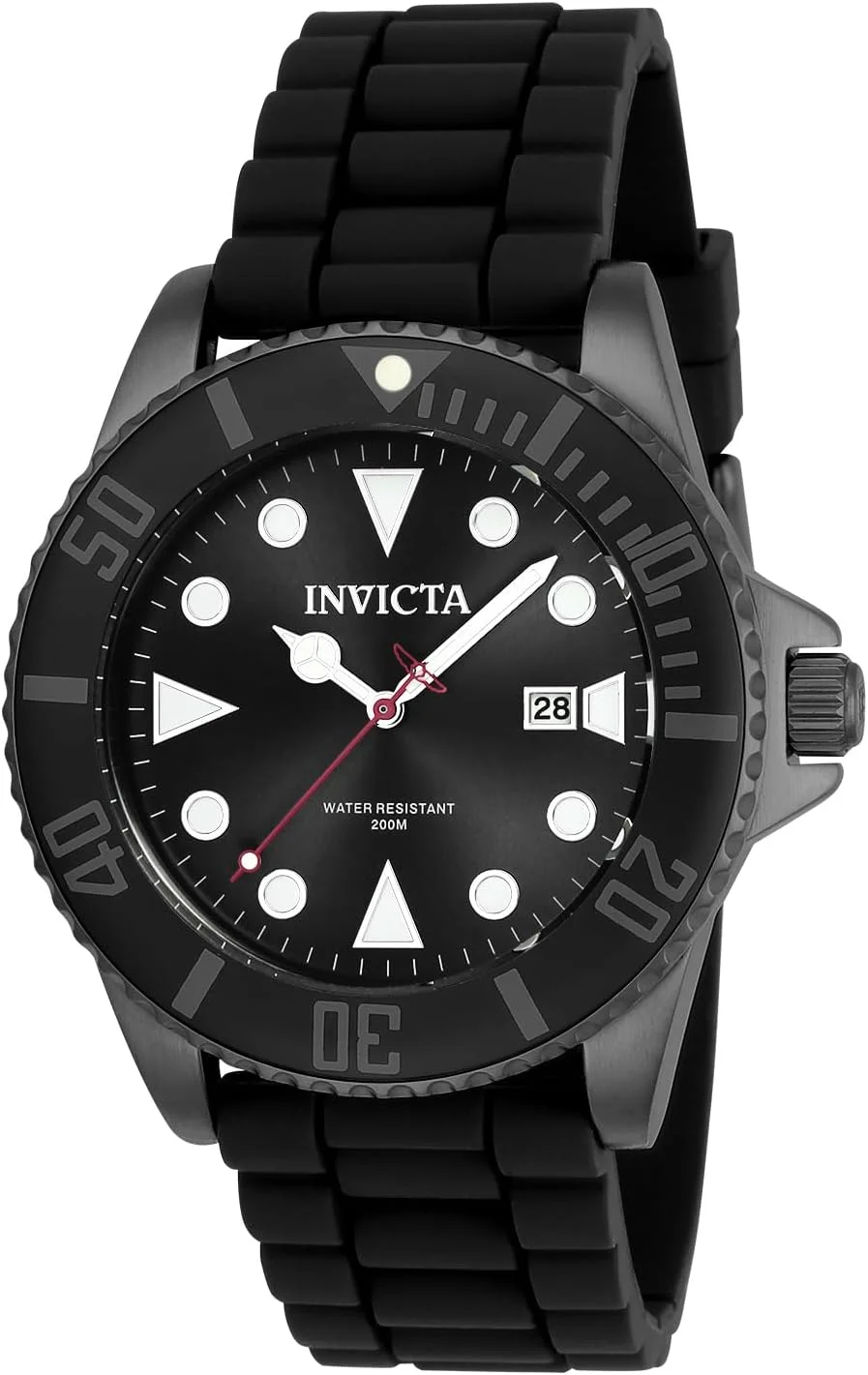 ساعت مچی مردانه اینویکتا مدل 90305 Pro Diver با نمایشگر آنالوگ و موتور کوارتز، صفحه مشکی