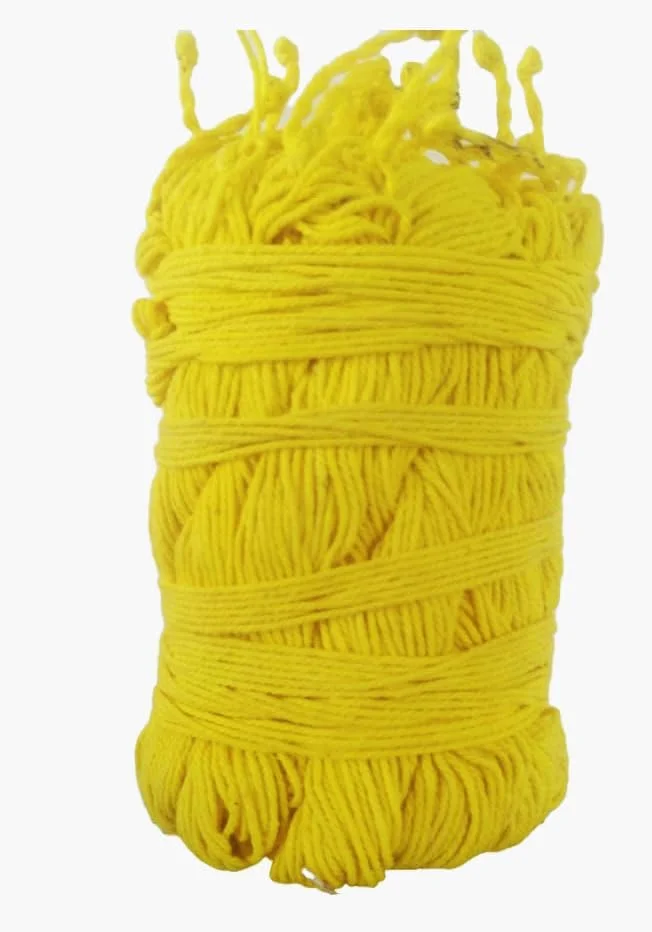 آواد جانئو جانوی، نخ مقدس - افزایش خلوص و ایجاد سعادت الهی، پنبه زرد بسته 42 عددی - از سرزمین مقدس آیودیا. هالدی پیلا نخ پنبه ای بلند جانو/جانو/نخ مقدس/یاگنوپاویت داگا