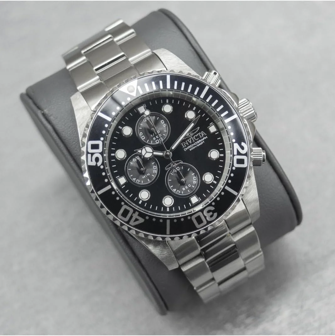 ساعت مچی مردانه اینویکتا Pro Diver با بدنه استیل ضد زنگ - 43 میلی متر ساعت مچی مردانه اینویکتا Pro Diver با بدنه استیل ضد زنگ - 43 میلی متر