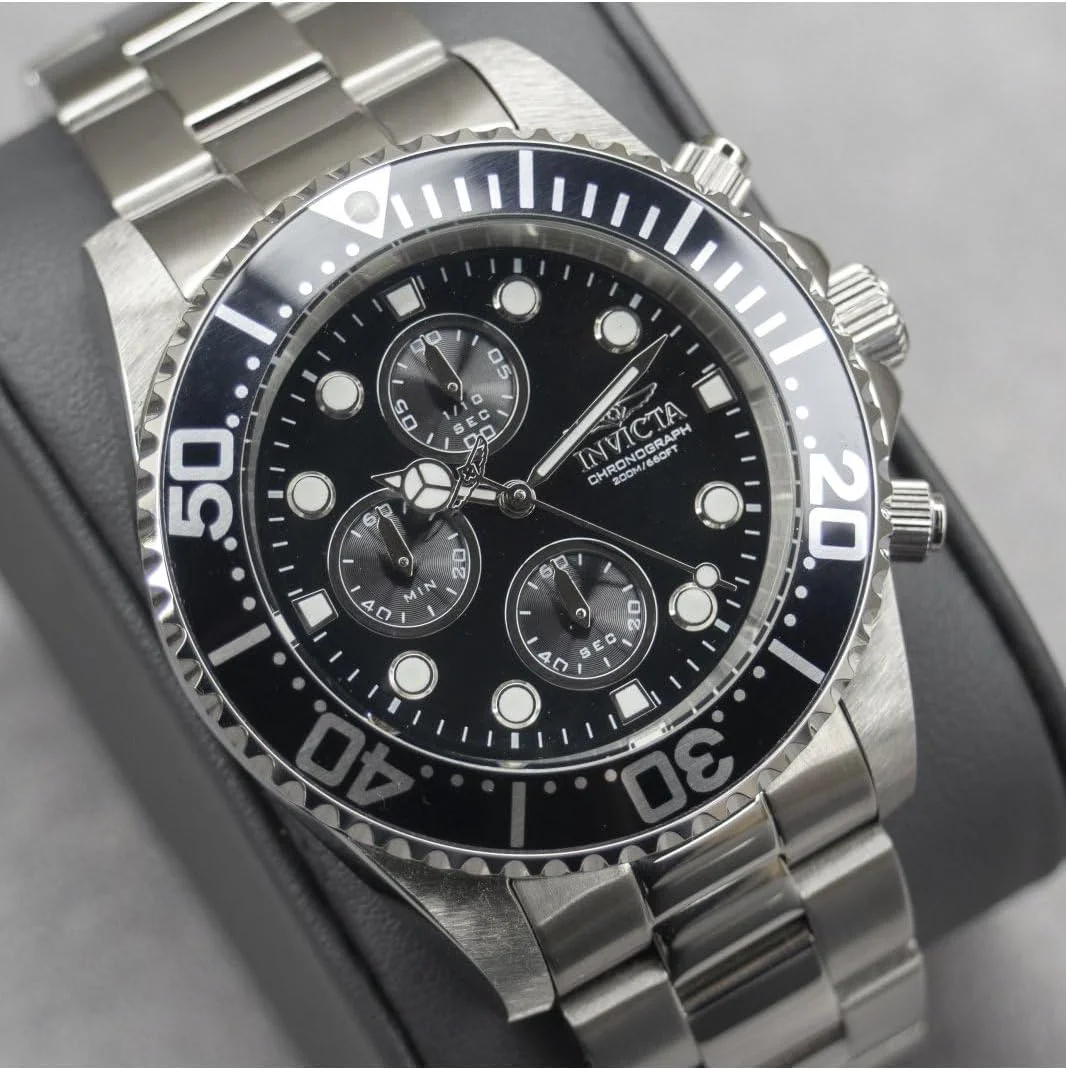 ساعت مچی مردانه اینویکتا Pro Diver با بدنه استیل ضد زنگ - 43 میلی متر ساعت مچی مردانه اینویکتا Pro Diver با بدنه استیل ضد زنگ - 43 میلی متر