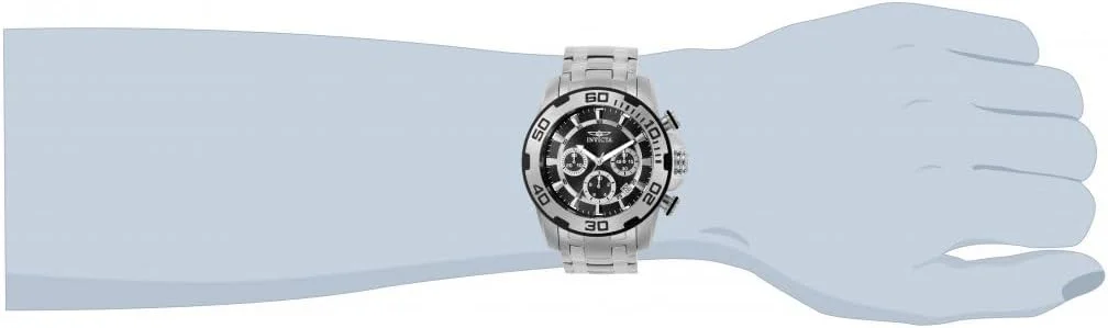 Invicta Men's Pro Diver Quartz Watch with Stainless Steel Strap Green Dial, Silver Dial, Gold, Silver, 26 (Model: 22317, 26077) Invicta Men's Pro Diver Quartz Watch with Stainless Steel Strap Green Dial, Silver Dial, Gold, Silver, 26 (Model: 22317, 26077)