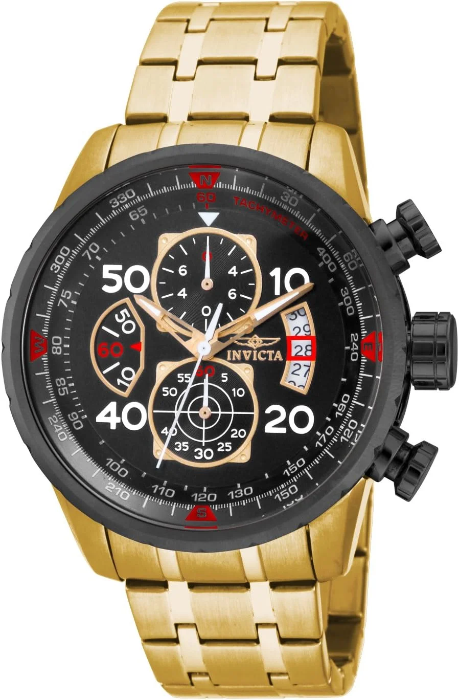 ساعت مچی مردانه اینویکتا مدل 17206 "AVIATOR" استیل ضد زنگ