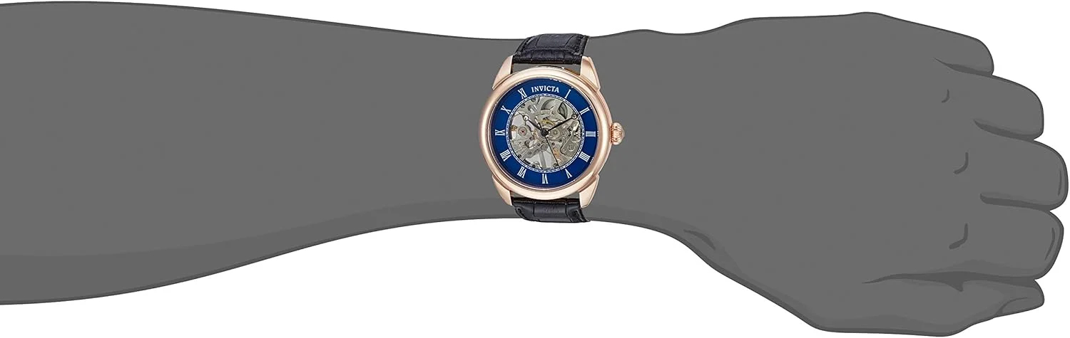 ساعت مچی مردانه اینویکتا با صفحه آبی و بند چرمی - Invicta-23538، نمایشگر آنالوگ ساعت مچی مردانه اینویکتا با صفحه آبی و بند چرمی - Invicta-23538، نمایشگر آنالوگ