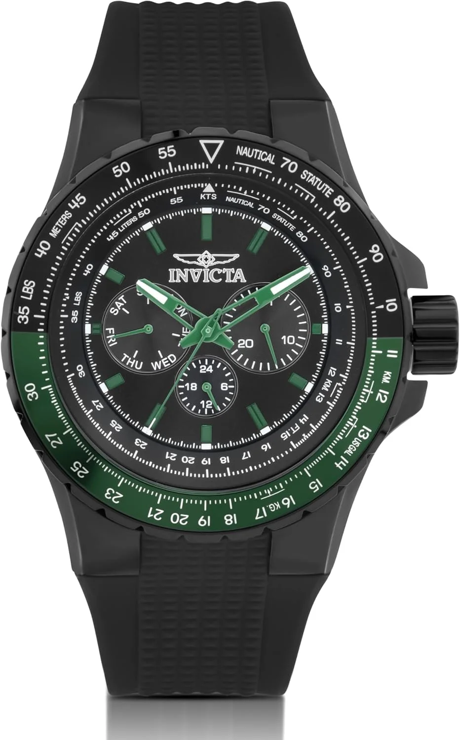 ساعت مچی مردانه اینویکتا Aviator 39308 کوارتز، مشکی