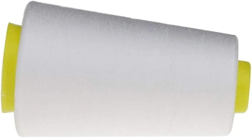 نخ سردوز سفید ANCLLO - 4 عدد مخروط نخ پلی استر 1000 یاردی