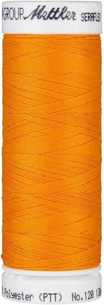 نخ خیاطی آمان سرافلکس شماره 120 (130 متر) 0122 کدو تنبل