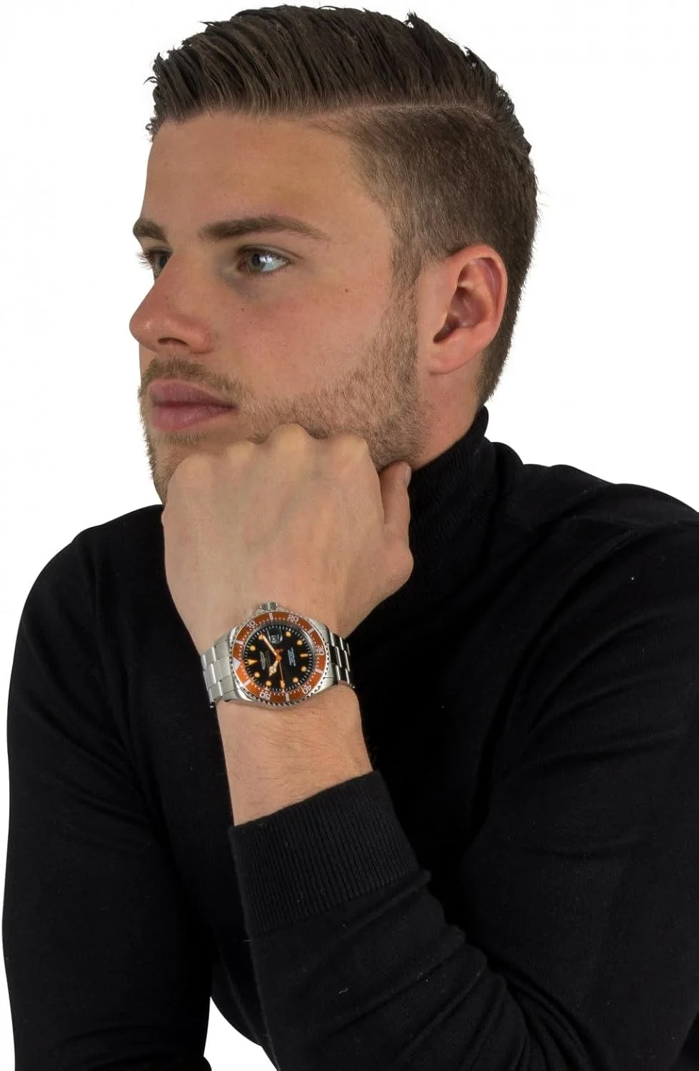ساعت مچی مردانه اینویکتا Pro Diver با قطر 43 میلیمتر، استیل ضد زنگ طلایی، کوارتز، مدلهای 22022، 22065 و 22061 ساعت مچی مردانه اینویکتا Pro Diver با قطر 43 میلیمتر، استیل ضد زنگ طلایی، کوارتز، مدلهای 22022، 22065 و 22061