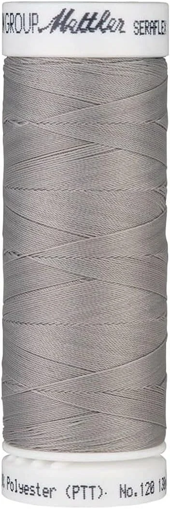 نخ خیاطی آمان سرافلکس شماره 120 (130 متر) 0340 - سکه نقره ای