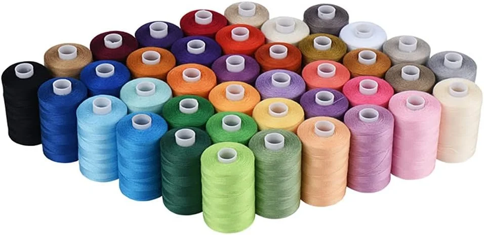 ست نخ خیاطی ALQYQGSewing با 40 رنگ، 40S/2 برای چرخ خیاطی، لحاف دوزی، خیاطی دستی ست نخ خیاطی ALQYQGSewing با 40 رنگ، 40S/2 برای چرخ خیاطی، لحاف دوزی، خیاطی دستی