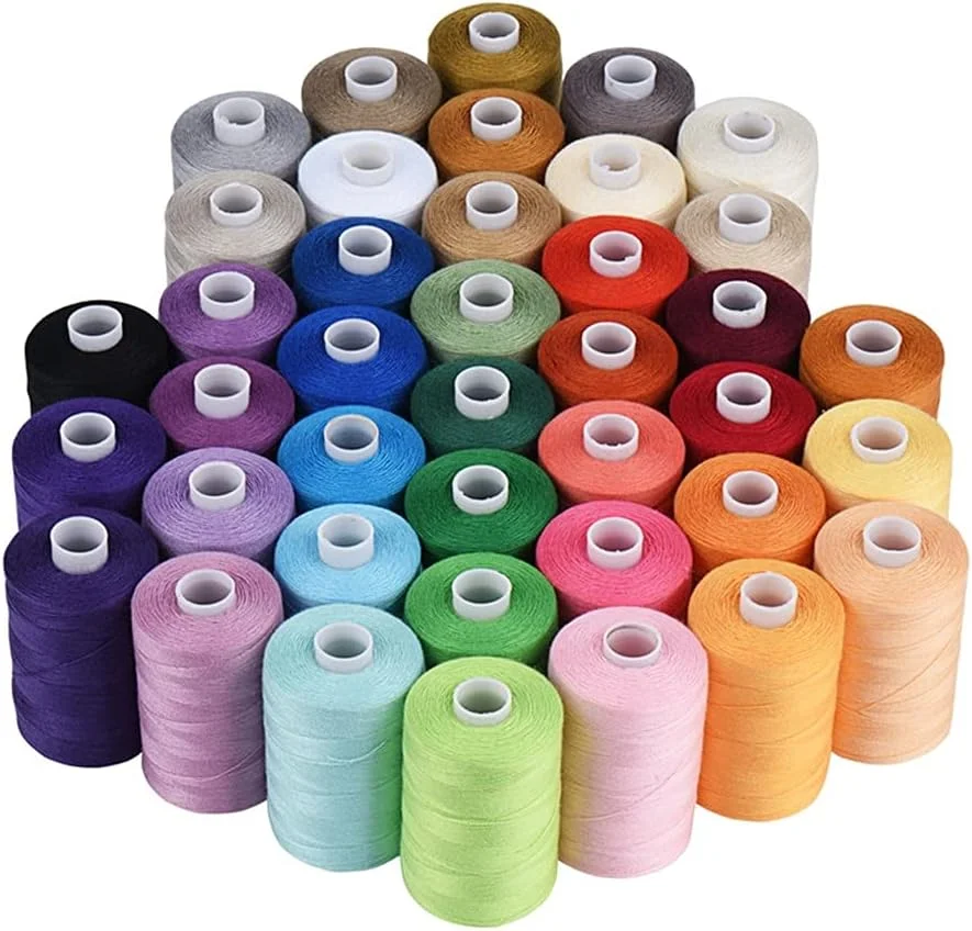 ست نخ خیاطی ALQYQGSewing با 40 رنگ، 40S/2 برای چرخ خیاطی، لحاف دوزی، خیاطی دستی ست نخ خیاطی ALQYQGSewing با 40 رنگ، 40S/2 برای چرخ خیاطی، لحاف دوزی، خیاطی دستی