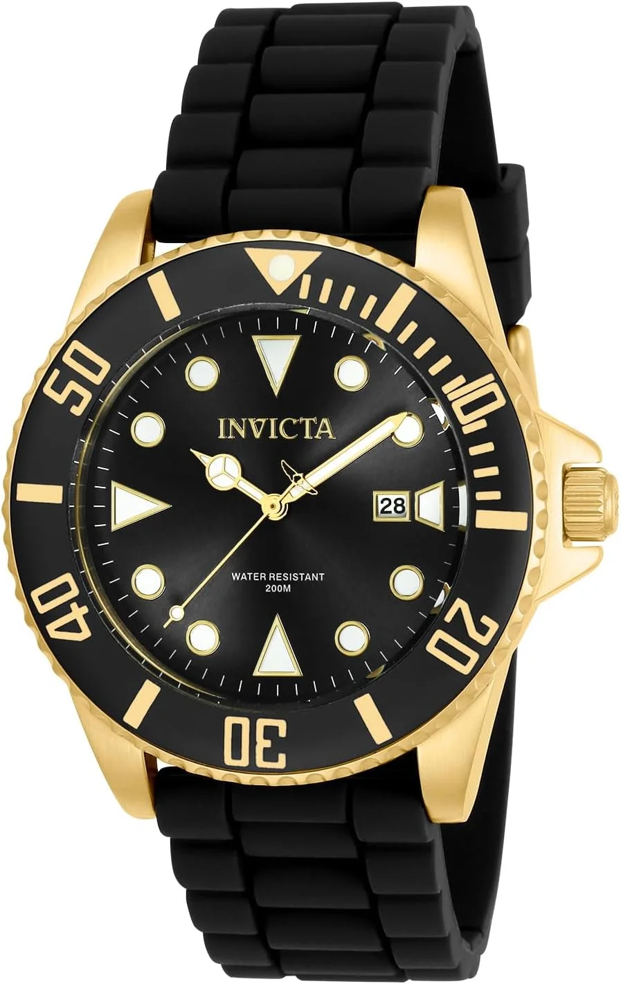 ساعت مچی مردانه اینویکتا مدل 90303 Pro Diver، نمایشگر آنالوگ، کوارتز، مشکی، غواصی، موتور کوارتز