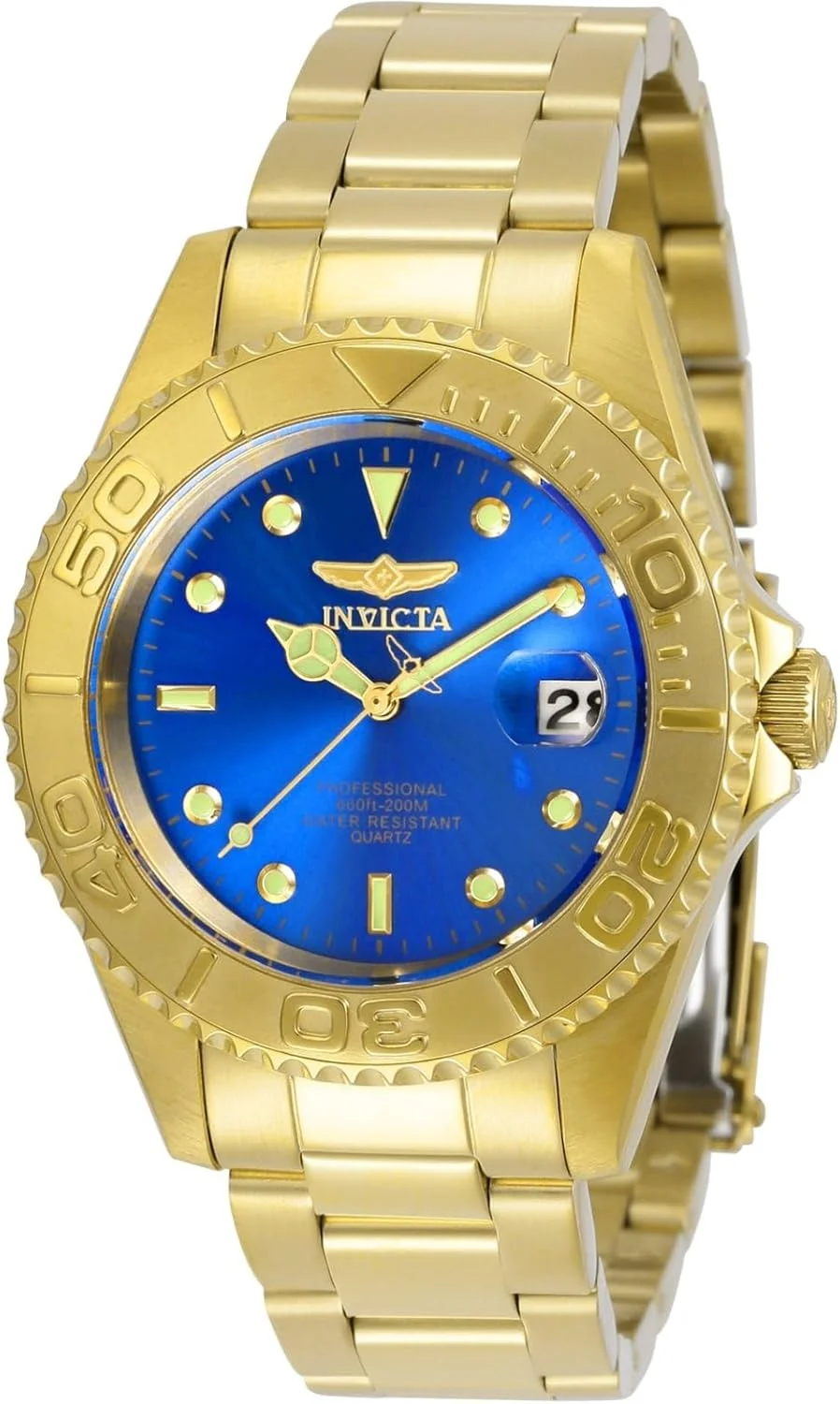 ساعت مچی مردانه اینویکتا Pro Diver کوارتز، طلایی، 29940