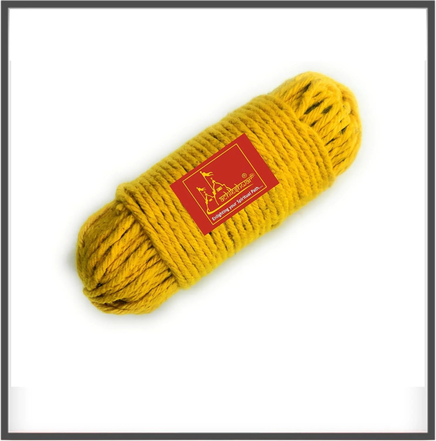 نخ/دھاگا نخی زرد اصل اچلشوار برای مقاصد مذهبی و पूजा - 20 متر (زرد)