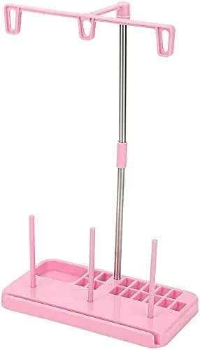 پایه نگهدارنده 3 قرقره نخ ABchat، قفسه لحاف دوزی نخ گلدوزی چند منظوره، مناسب برای چرخ خیاطی خانگی، بادوام، کاربردی، طراحی زیبا، طراحی کاربردی و بادوام