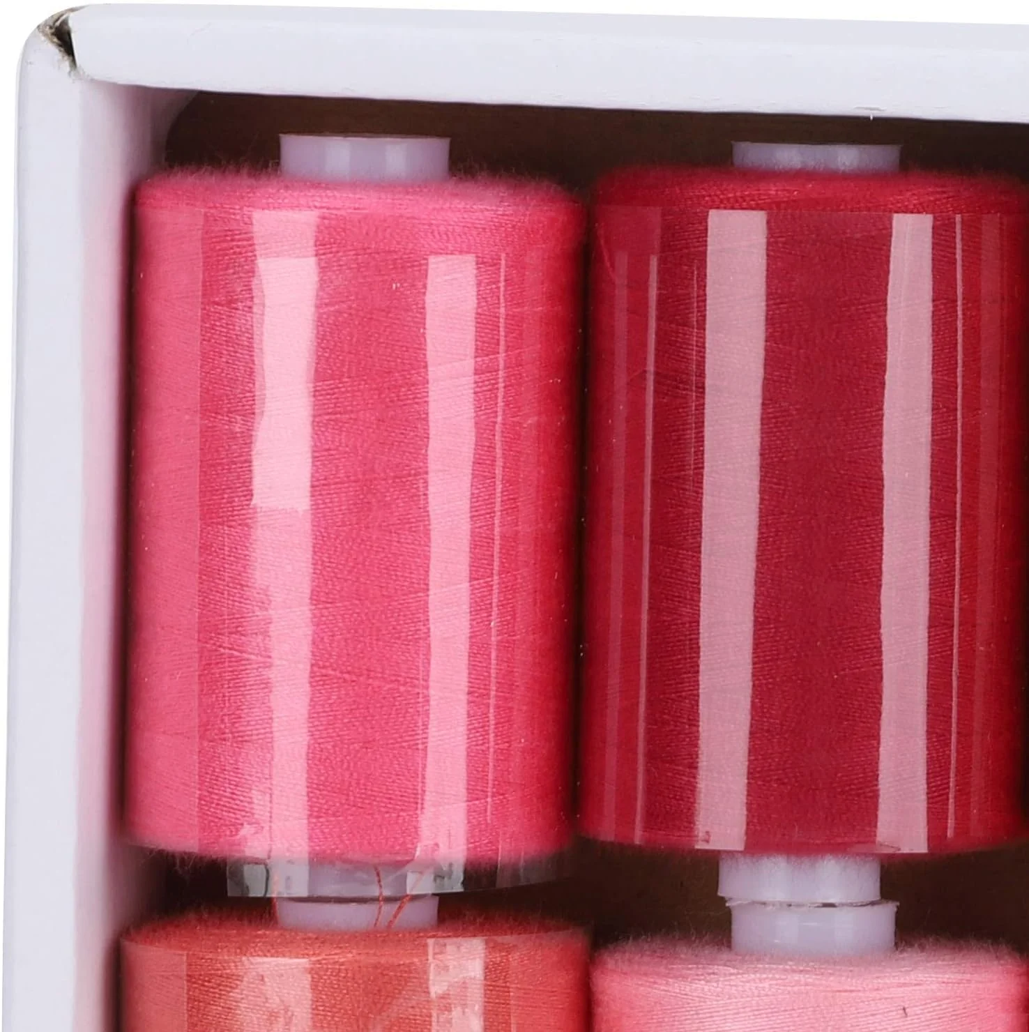 نخ خیاطی، مجموعه نخ خیاطی سبک وزن، 300 یارد صنایع دستی برای خیاطی لباس، تزئینات، گلدوزی (قرمز) نخ خیاطی، مجموعه نخ خیاطی سبک وزن، 300 یارد صنایع دستی برای خیاطی لباس، تزئینات، گلدوزی (قرمز)