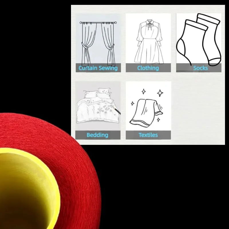 نخ خیاطی پلی استر 8000 یاردی، نخ های آبی رویال برای همه منظوره، چرخ خیاطی و دست دوزی، گلدوزی، لحاف دوزی