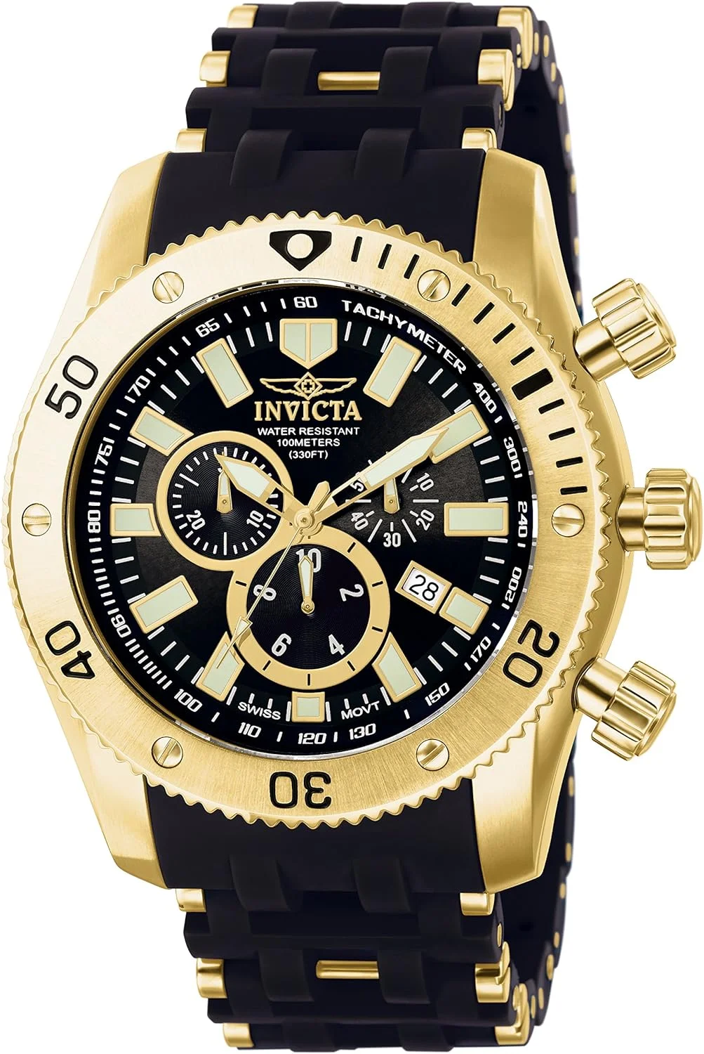 ساعت مچی مردانه کوارتز Invicta Sea Spider با بدنه استیل ضد زنگ - 50 میلی متر