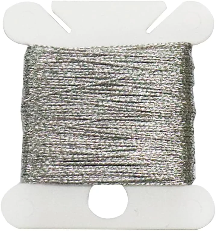 5 عدد نخ نقره ای 0.6 میلی متر * 10 متر نخ فلزی پلی استر برای پروژه های خیاطی گلدوزی DIY 5 عدد نخ نقره ای 0.6 میلی متر * 10 متر نخ فلزی پلی استر برای پروژه های خیاطی گلدوزی DIY