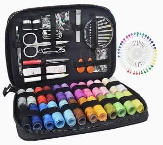 جعبه ابزار خیاطی 130 تکه چند رنگ جعبه ابزار خیاطی 130 تکه چند رنگ