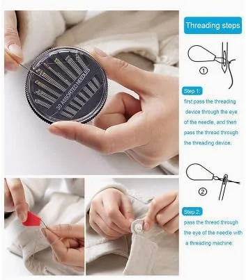 جعبه ابزار خیاطی 130 تکه چند رنگ