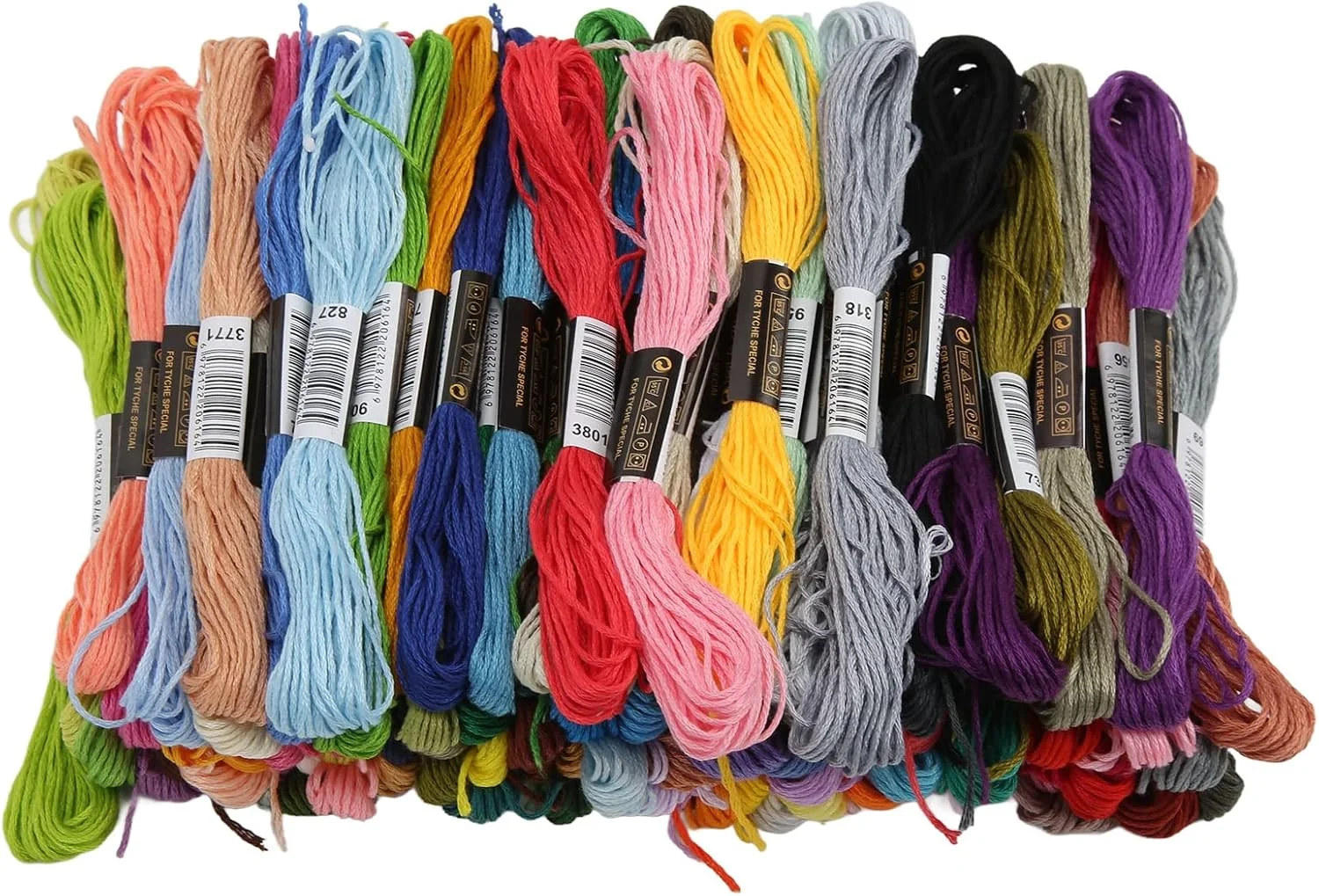 100 عدد نخ گلدوزی، نخ خیاطی، نخ گلدوزی پنبه ای، نخ های پلی استر رنگین کمانی برای خیاطی دستی و صنایع دستی DIY 100 عدد نخ گلدوزی، نخ خیاطی، نخ گلدوزی پنبه ای، نخ های پلی استر رنگین کمانی برای خیاطی دستی و صنایع دستی DIY