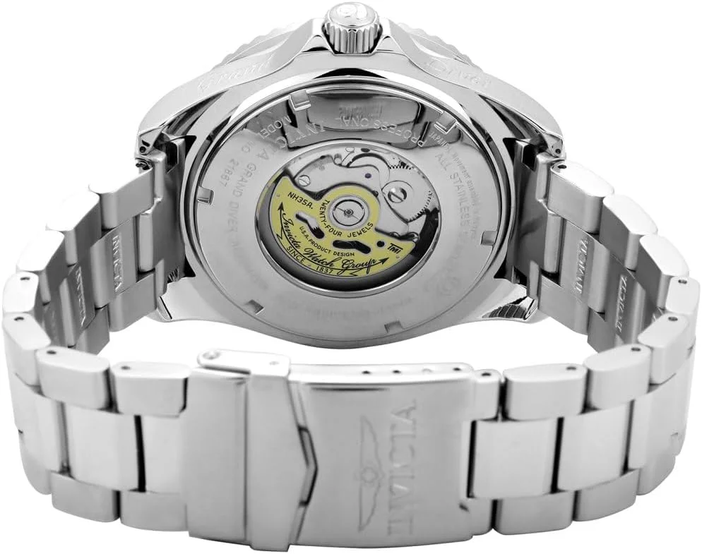 ساعت مچی اتوماتیک مردانه Invicta Grand Diver با بدنه استیل ضد زنگ - 47 میلی متر ساعت مچی اتوماتیک مردانه Invicta Grand Diver با بدنه استیل ضد زنگ - 47 میلی متر