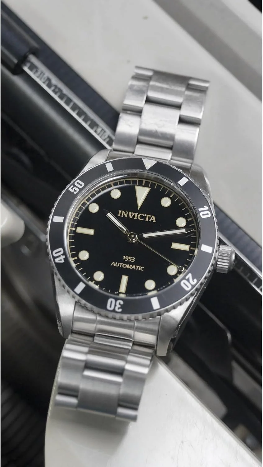 ساعت مچی مردانه اینویکتا Pro Diver اتوماتیک صفحه مشکی مدل 31290، مشکی، غواصی ساعت مچی مردانه اینویکتا Pro Diver اتوماتیک صفحه مشکی مدل 31290، مشکی، غواصی