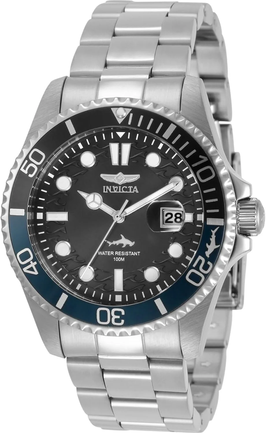 ساعت مچی مردانه اینویکتا Pro Diver کوارتز صفحه مشکی مدل 30956
