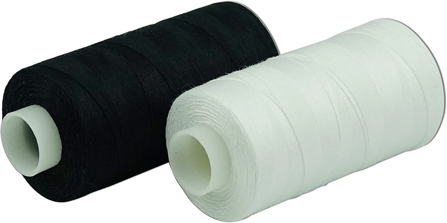 نخ خیاطی پنبه ای Simthread، نخ لحاف دوزی برای ماشین های خیاطی و لحاف دوزی - 550 یارد/قرره، 12 رنگ خنثی