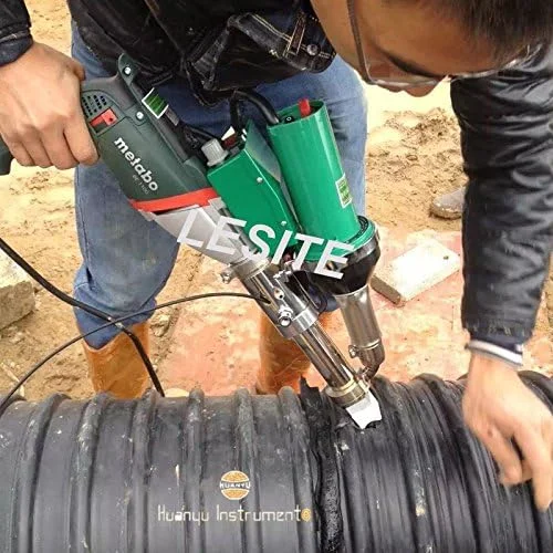 کیت تفنگ جوشکاری هوای گرم اکستروژن پلاستیک قابل حمل GZDodek LST610، دستگاه جوشکاری مشعل پیستوله برای پلاستیک PE PP (LST610C)