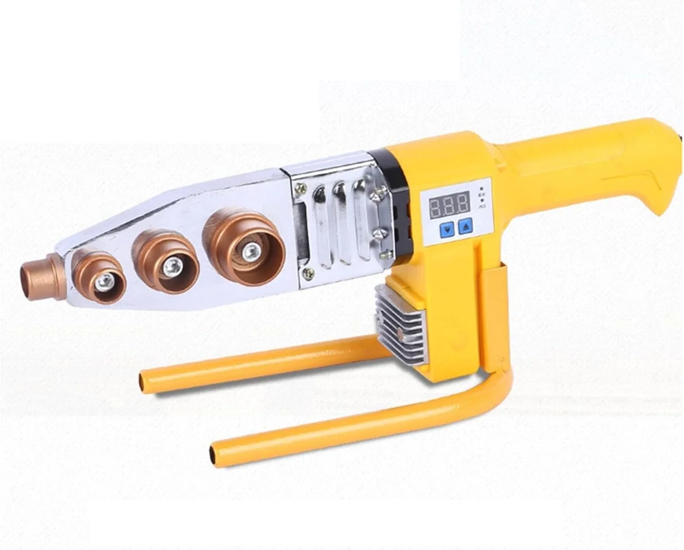 دستگاه جوش لوله پلاستیکی JAHLGT Turbo Torch، جوشکار لوله دستی دیجیتال الکترونیکی با دمای ثابت، فیوز قابل تنظیم دما، دستگاه جوش لوله آب، کیت مشعل پروپان