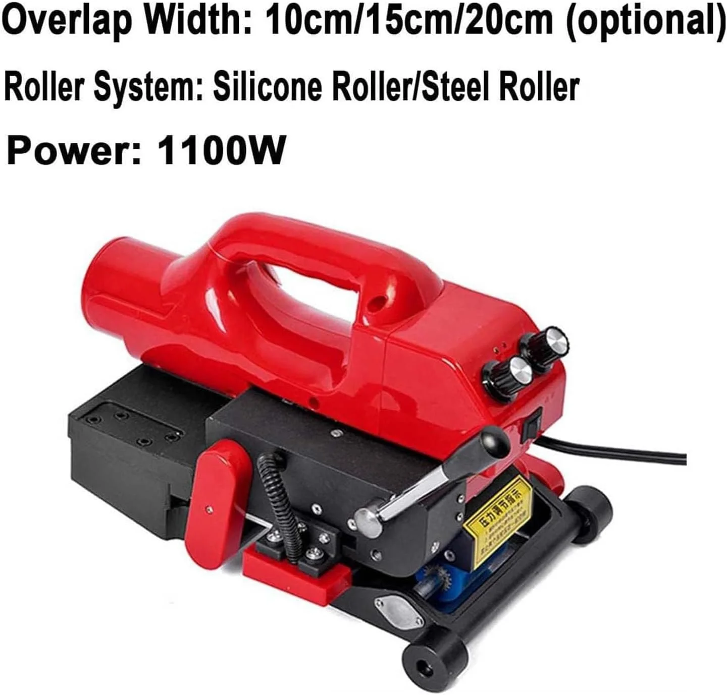 دستگاه جوش ژئوممبران صعودی، دستگاه جوش گوه داغ HDPE 800 وات، دستگاه جوش ژئوممبران غشای پلاستیکی قدرتمند 32 تا 842 درجه فارنهایت، دستگاه جوش پوشش ژئوتکستایل، 10 سانتی متر