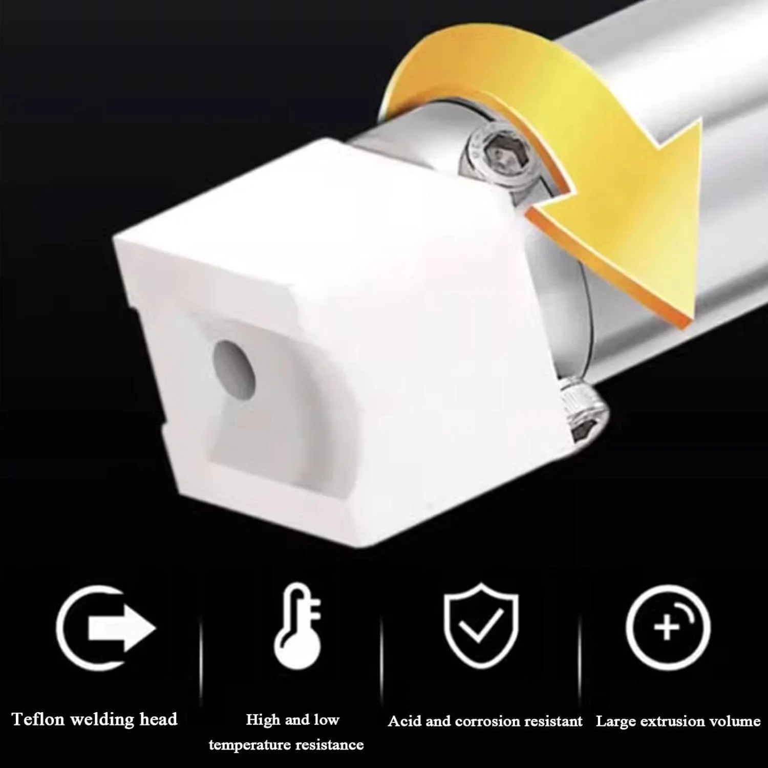 تفنگ جوشکاری اکستروژن دستی JDOSHIS 1300W، کیت دستگاه جوشکاری اکستروژن پلاستیک دستی، ابزار جوشکاری پلاستیک همه کاره برای کارهای دقیق (اکسترودر)