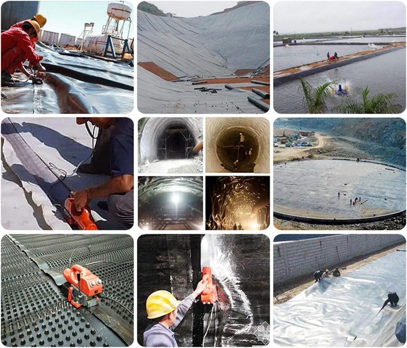 دستگاه جوش حرارتی قدرتمند LINCYS، دستگاه آب بندی ژئوممبران ژئوتکستایل PE PVC EVA، ابزار آب بندی لایه پلاستیکی برای آب بندی غشاء ضخیم 1.0-3.0 میلی متر با سیستم کنترل دیجیتال