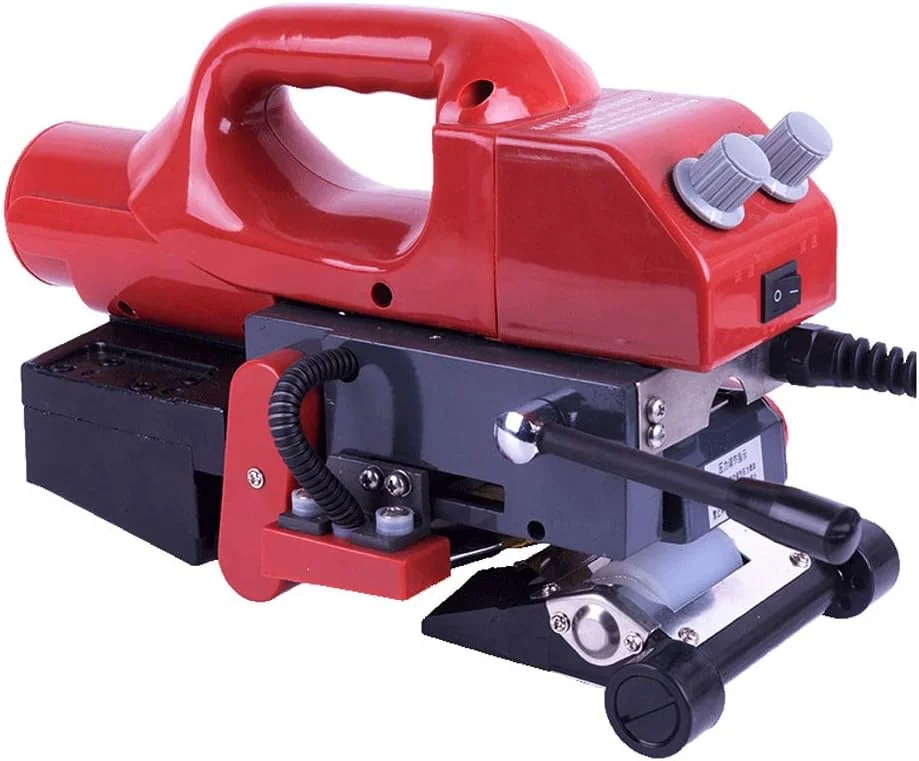 دستگاه جوش ژئوممبران پلاستیکی JDOSHIS، دستگاه جوش لب به لب داغ برای HDPE/LDPE/PVC/EVA/ECB/PP، نمایشگر دیجیتال، عرض جوش 12.5mmx2، عرض همپوشانی 10cm، مدل LST800 (غلتک فشار ژل سیلیکا، 220 ولت)