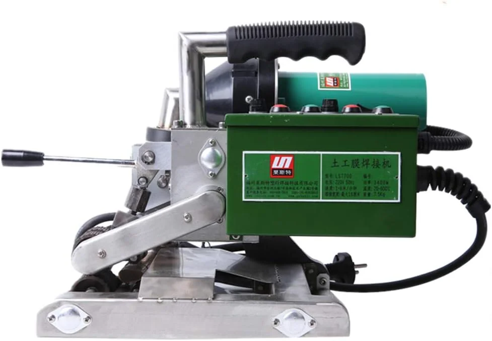 دستگاه جوشکاری هوای گرم LZFuiop LST700، دستگاه آب بندی برای ژئوممبران PE PVC HDPE EVA PP فیلم پلاستیکی، غشای تونل، تخته ضد آب، فیلم ضد نفوذ