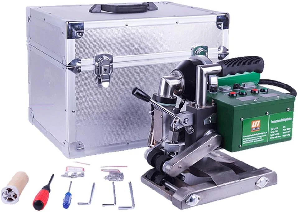 دستگاه جوشکاری هوای گرم LZFuiop LST700، دستگاه آب بندی برای ژئوممبران PE PVC HDPE EVA PP فیلم پلاستیکی، غشای تونل، تخته ضد آب، فیلم ضد نفوذ