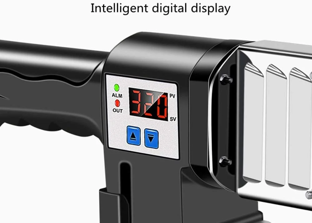 دستگاه جوش لوله GZDcjsc، دستگاه جوش لوله آب با نمایشگر دیجیتال، دستگاه جوش پلاستیک ذوب داغ با دمای ثابت، برای جوشکاری PPR، PE، PP، (سایز: (20-63mm))