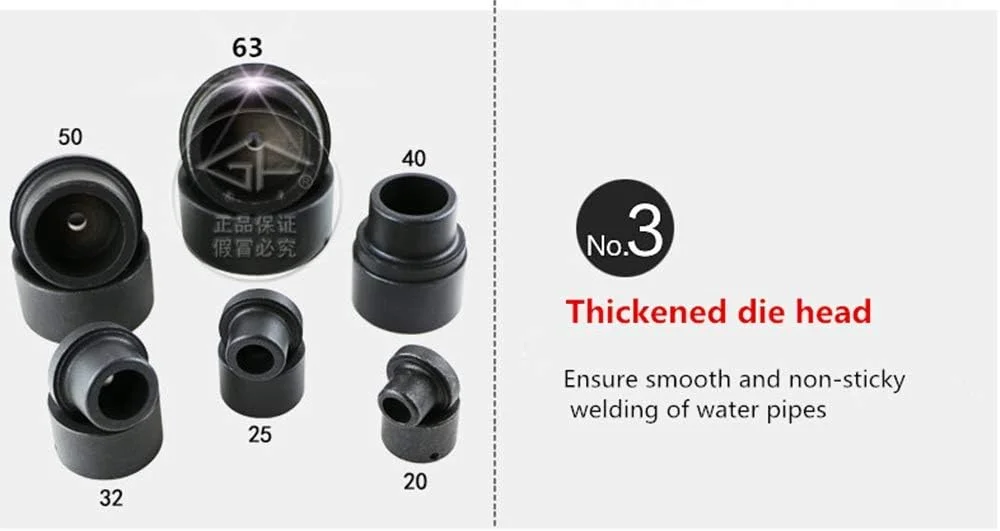 دستگاه جوش لوله GZDcjsc، دستگاه جوش لوله آب، دستگاه جوش پلاستیک ذوب گرم لوله آب، برای جوشکاری لوله های PPR، PE، PP، جوشکار لوله 20-63، ترموستات بیمه مضاعف