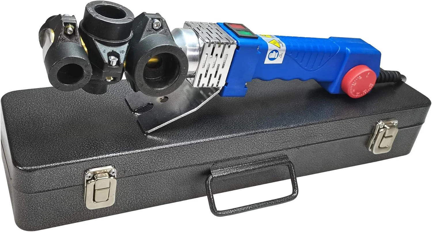 دستگاه جوش لوله GZDcjsc، دستگاه جوش لوله آب، دستگاه جوش پلاستیک ذوب داغ برای جوشکاری لوله های 20-32 PPR/PE/PP، فیوز مسی 800 وات 220 ولت