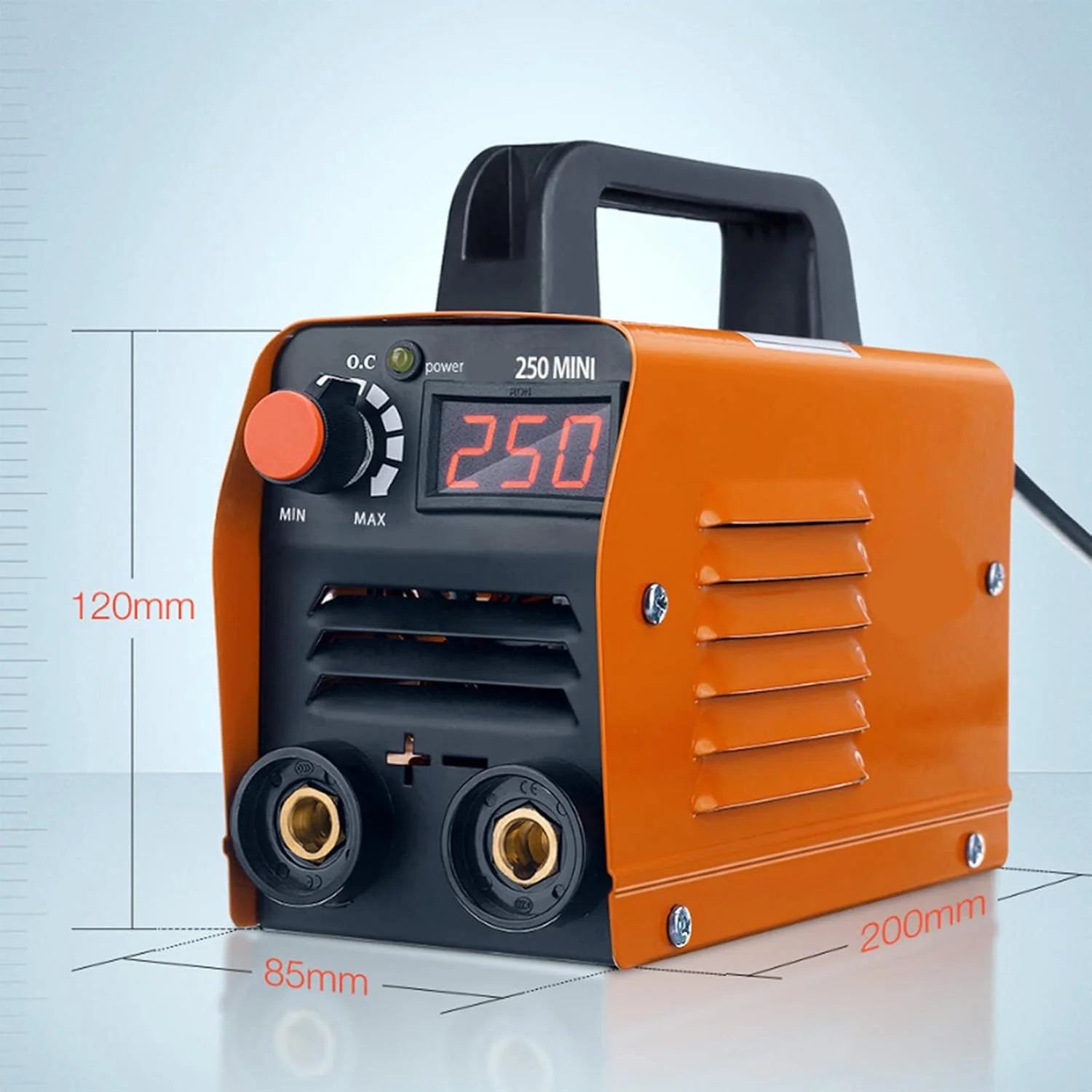 دستگاه جوشکاری برقی مینی DTFZQV 250A، تجهیزات جوش پلاستیک اینورتر DC با نمایشگر دیجیتال قابل حمل