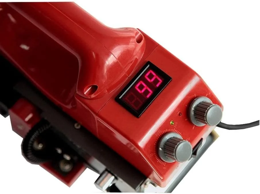 دستگاه جوش ژئوممبران MaxtiL 800W، دستگاه جوش لبه داغ غشاء پلاستیکی برای جوشکاری و آب بندی فیلم های HDPE EVA PVC با ضخامت 0.2-1.5 میلی متر، عرض جوش 12.5mmx2، دارای صفحه نمایش دیجیتال