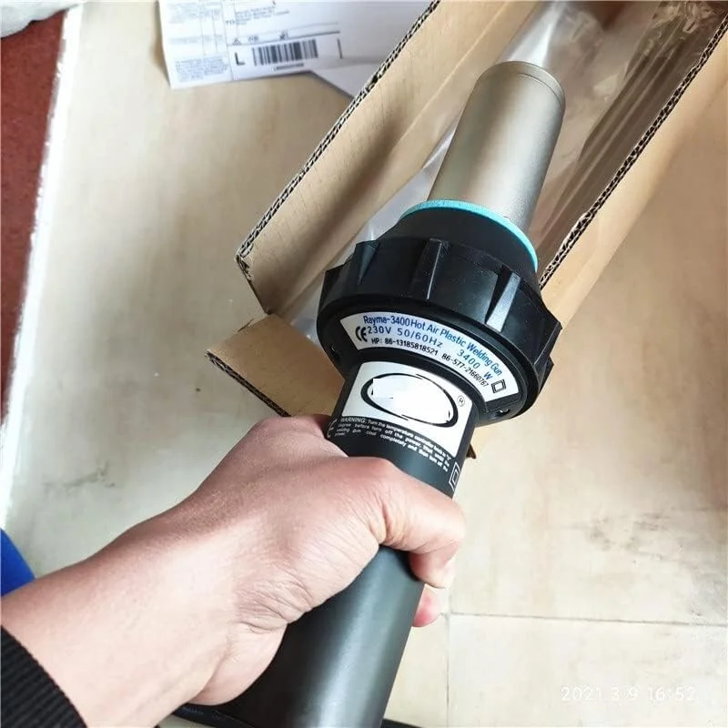 دستگاه جوش هوای گرم GZDcjsc 3400W، کیت دستگاه جوش اکستروژن پلاستیک دستی، تفنگ جوش پلاستیک هوای گرم، ابزار جوش پلاستیک