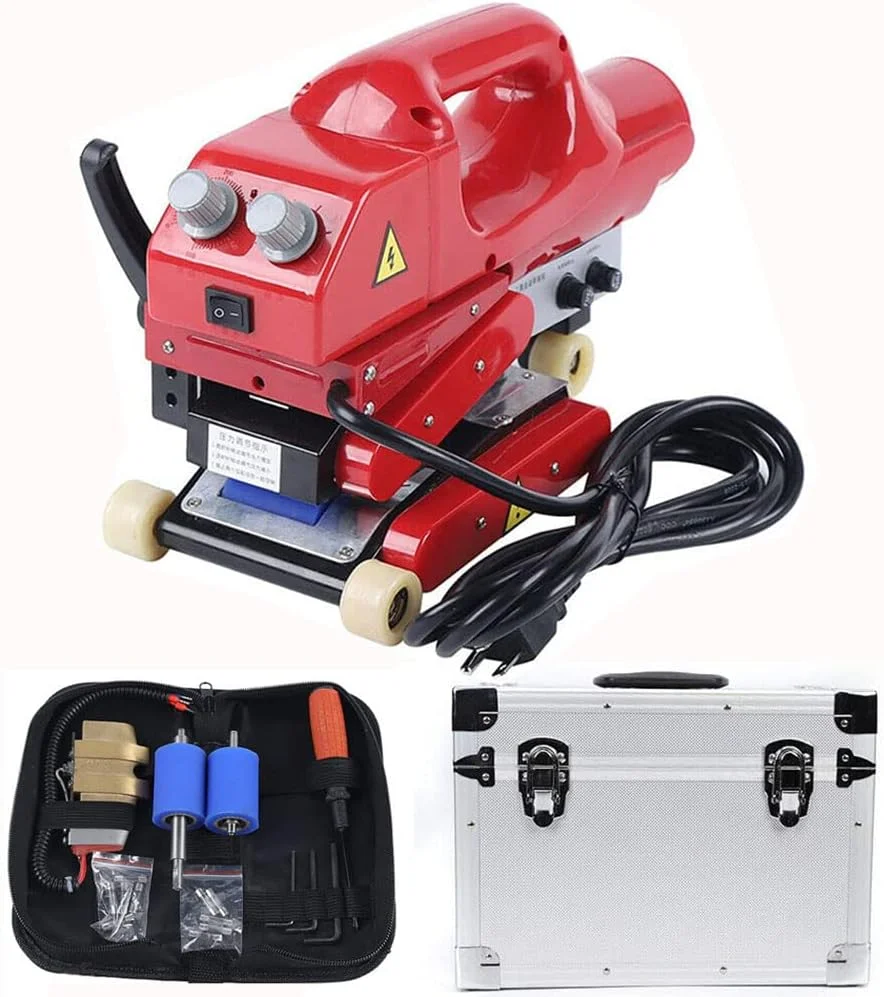 دستگاه جوش ژئوممبران ARWIC 800W، دستگاه جوش لبه داغ غشای پلاستیکی برای جوشکاری و آب بندی HDPE EVA PVC LDPE ECB PP فیلم 0.2-1.5 میلی متر با نمایشگر دیجیتال